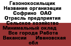 Газонокосильщик › Название организации ­ Софрино, ОАО › Отрасль предприятия ­ Сельское хозяйство › Минимальный оклад ­ 1 - Все города Работа » Вакансии   . Ивановская обл.